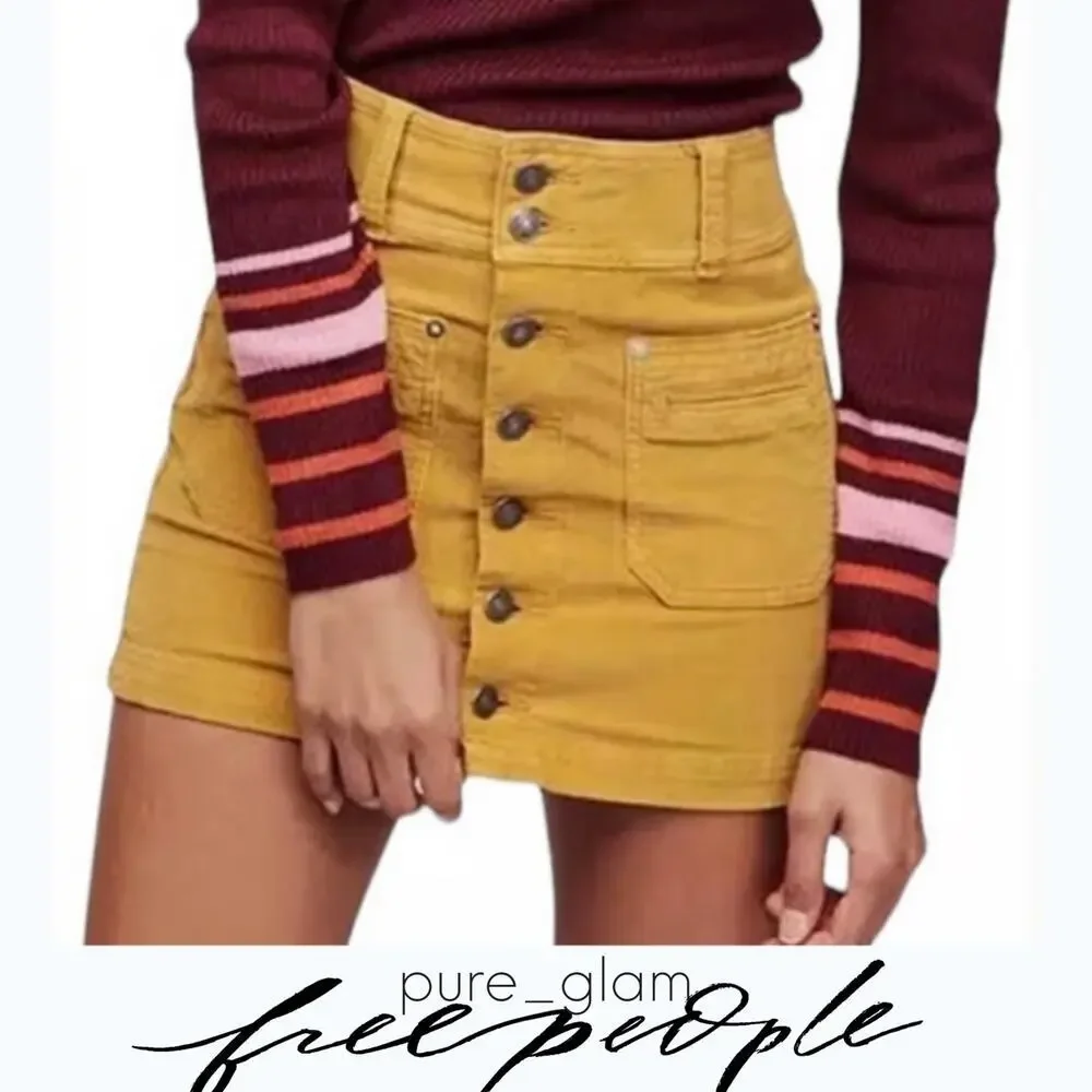 Free People mini skirt